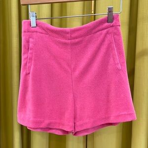 Vilagallo pink terry cloth shorts size 2 NWT